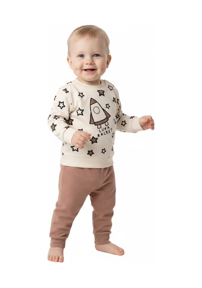 Baglan Erkek Çocuk Önü Baskılı Sweatshirt Ve Eşofman Alt Takım Bgl-st05253 Açık Kahverengi Baglan Erkek Çocuk Önü Baskılı Sweatshirt Ve Eşofman Alt Takım Bgl-st05253 Açık Kahverengi