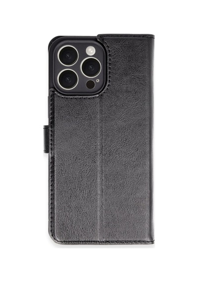 Apple iPhone Uyumlu 16 Pro Max Kılıf Trend S Plus Kapaklı Kılıf - Siyah Bz8683140788155