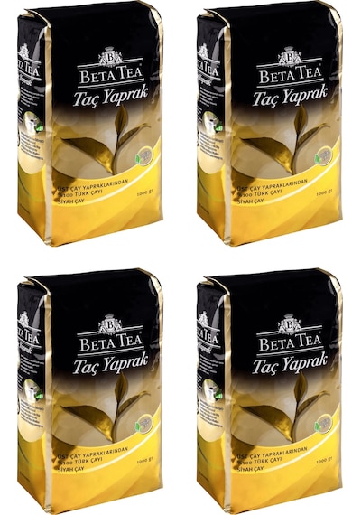 Beta Taç Yaprak Türk Çayı 1000 Gr X 4 Adet