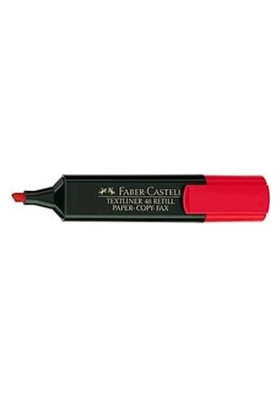 Faber-Castell Fosforlu Kalem Kırmızı 10 Lu 154821 Kırmızı
