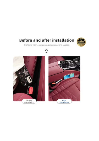 Ford Focus 3.5 2014-2015-2016-2017-2018 Oto Koltuk Kenar Boşluk  Bordo