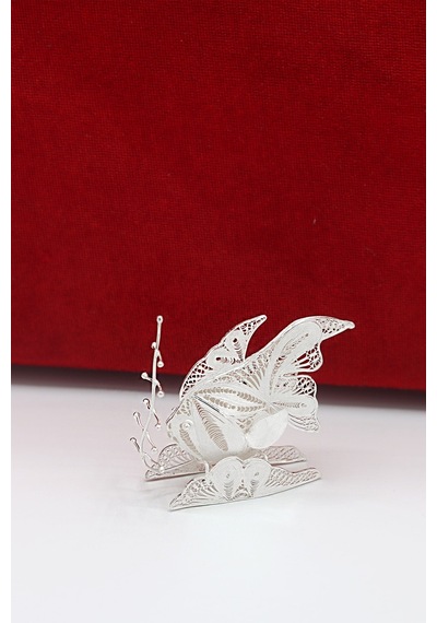 Balık Model 925 Ayar Gümüş Telkari Biblo Aksesuar 201023076