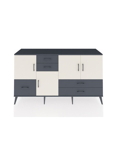 Hyperion Konsol 4 Raflı 5 Çekmeceli 4 Kapaklı 176x44x99 Antrasit- Antrasit-aytaşı/antrasit Hyperion Konsol 4 Raflı 5 Çekmeceli 4 Kapaklı 176x44x99 Antrasit- Antrasit-aytaşı/antrasit