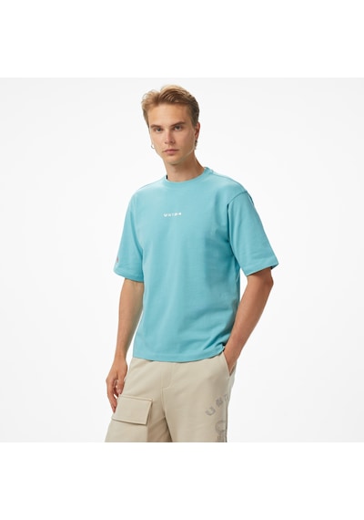 United4 Unıted4 Comfort Erkek Mavi T-shirt Utms25ss Mavi