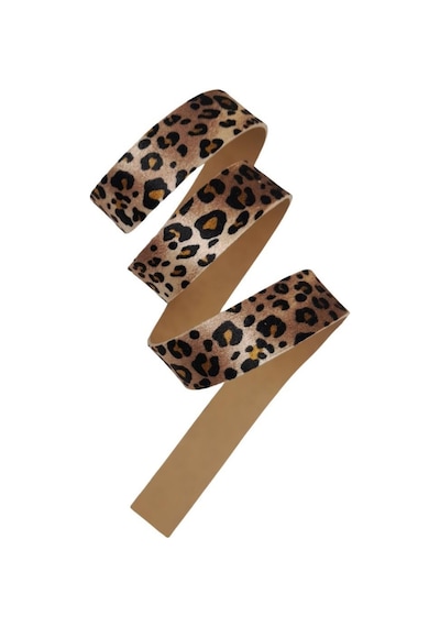 Angel Çanta Aksesuar 3 Cm Şerit Suni Deri Leopar Desen 1 Metre