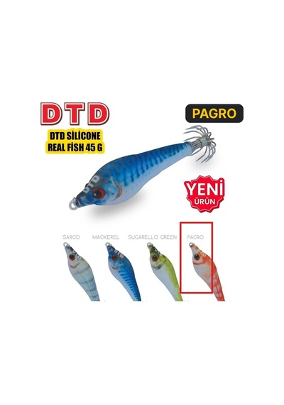 Dtd Silicone Real Fish 45g Kalamar Zokası