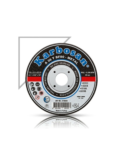 Karbosan 230x3.0 Metal Kesici "25 Adet"