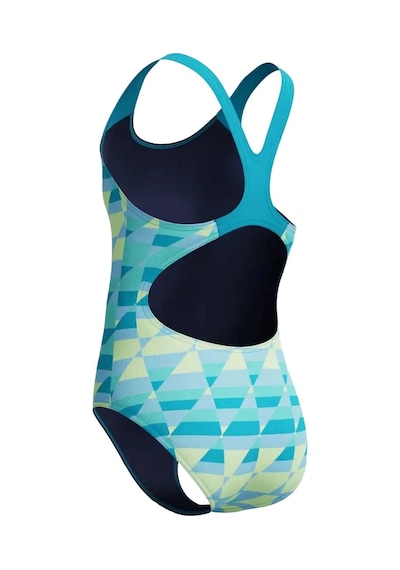 Speedo Speedo Allover Print Splshbck Jf Blugrn Kız Çocuk Mavi Mayo 006
