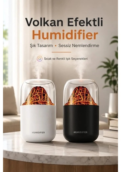 Özel Üretim Ofis Işıklı Ev Hava Nemlendirici Aroma Difüzör Y10 Beyaz