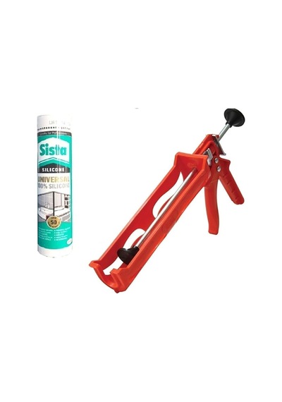 Şeffaf Silikon 280 Ml + Silikon Tabancası