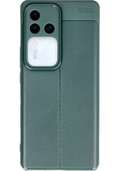 Vivo V30 5g Kılıf Auto Focus Kapak - Koyu Yeşil Çr