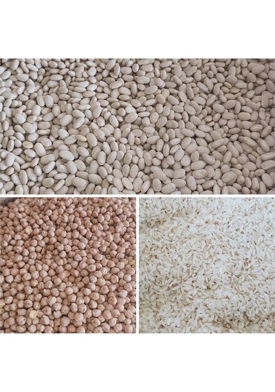 Kuru Fasulye, Nohut , Pirinç Doğal Ve Katkısız Yerli Ve Yeni Mahsul Net 3 Kg