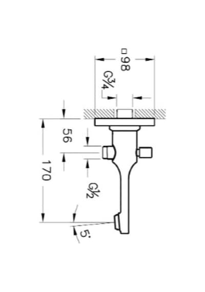Artema Suit L Çıkış Ucu Krom A42489 Krom