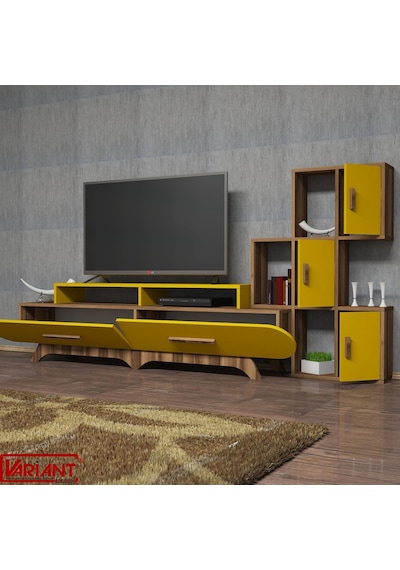 Variant Flora Duvar Raflı Tv Ünitesi (210589045)