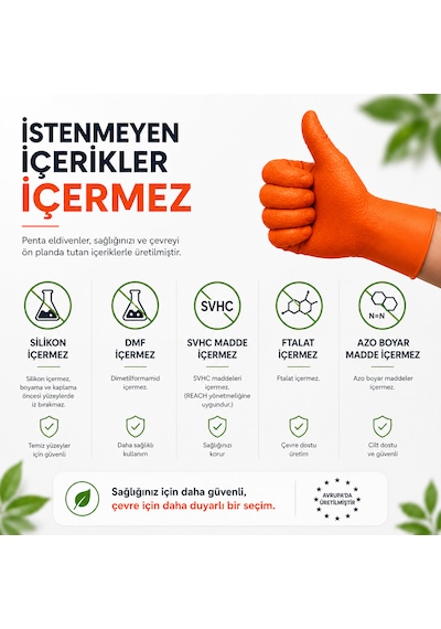 Penta Touch-e Ark Koruyuculu İzole Eldiven 1000v Class 0 Turuncu