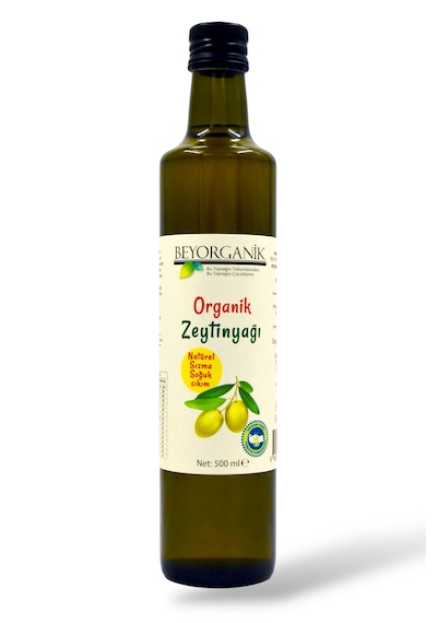 Beyorganik Organik Soğuk Sıkım Sızma Zeytinyağı 500 ML
