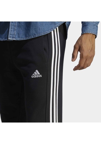 Adidas Essentials French Terry Tapered Cuff 3 Stripes Erkek Eşofm 001