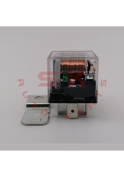 Skauto Üniversal Röle 24 Volt 40 Amper Şeffaf 5 Uçlu 24v 25 Adet