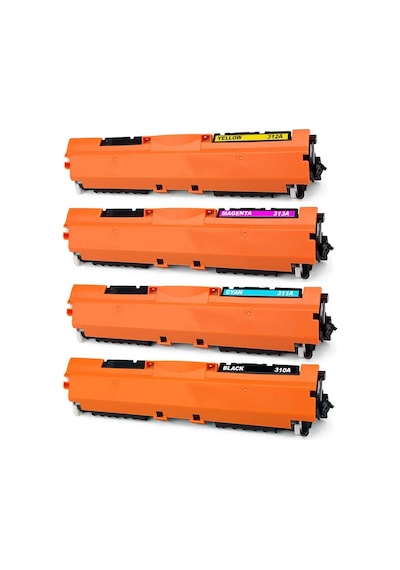 Hp İle Uyumlu  Laserjet Pro 100 Color Mfp M175a Toner Takım Yüksek Kapasite Uyumlu  4 Renk