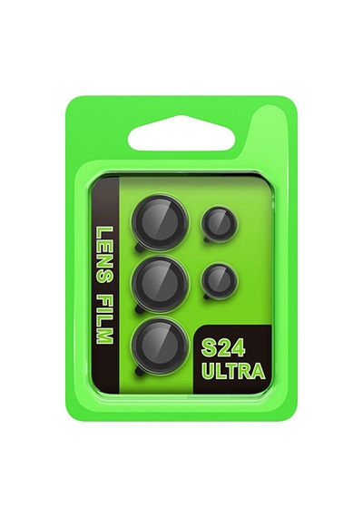 Samsung Galaxy S24 Ultra Raze Metal Kamera Lens - Siyah -