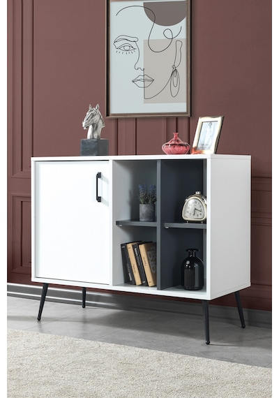 4112 Şile Metal Ayaklı Metal Kulplu 100 Cm Konsol - Tv Ünitesi - Yemek Odası - Kahve Köşesi Beyaz 4112 Şile Metal Ayaklı Metal Kulplu 100 Cm Konsol - Tv Ünitesi - Yemek Odası - Kahve Köşesi Beyaz