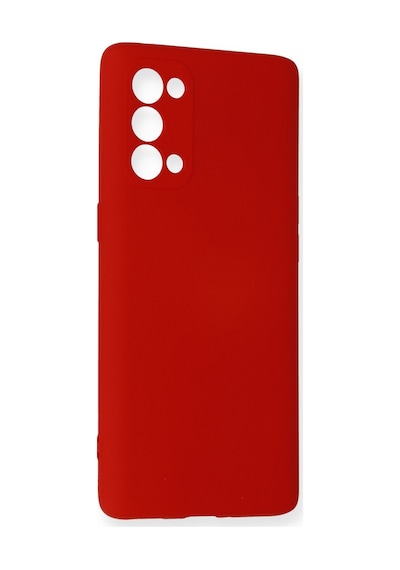 Reno 5 Pro Kılıf Nano İçi Kadife Silikon - Kırmızı Bzsxx00 1