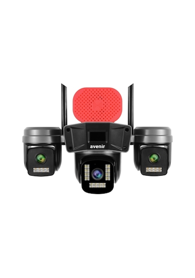 Avenir Av-s308 6mp 3 Kameralı Ptz Wifi Kamera