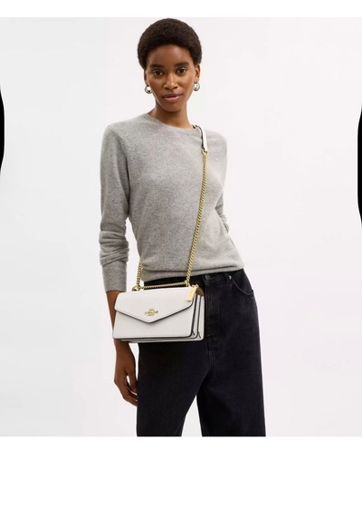 Coach Klare Envelope Crossbody Kadın Çanta Krem