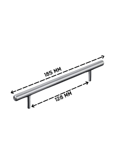 Keijo Inox 128mm Paslanmaz Kulp Mobilya, Dolap Kulbu, Kulp Modeli - Keıjo 128mm İnox