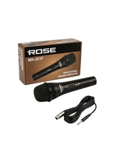 Rose Mk-201f Kablolu El Mikrofonu - Metal Kasa
