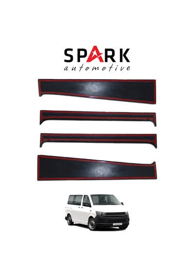 Volkswagen Transporter T6 2015-2020 Yıl Aralığı Uyumlu Ön Direk Kaplama 4 Parça