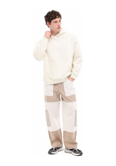 Lumberjack Mb Ros 17hs109 5pr Ekru Erkek Sweatshirt Bej