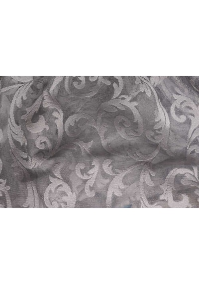 Sultan 2 Model Gri Renk Hazır Dikilmiş Pileli Fon Perde 300x260 C