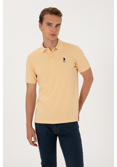 U.s. Polo Assn. Erkek Polo T-shirt 2106316 Bej