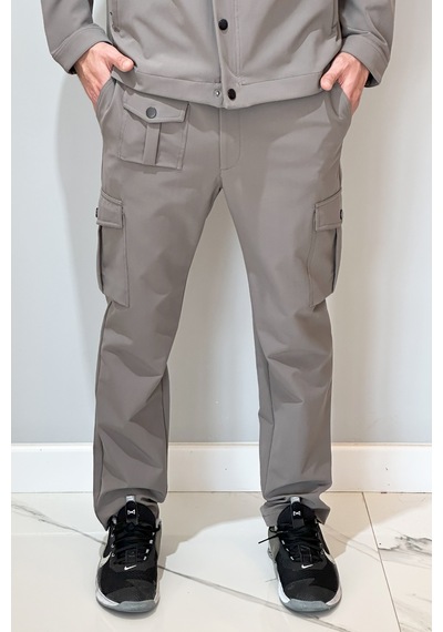 Erkek Çıtçıtlı Pantolon 24720 Vizon Vizon