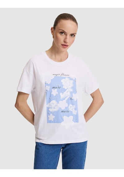 Pierre Cardin Kadın Beyaz Tişört 50323591-vr013 Pierre Cardin Kadın Beyaz Tişört 50323591-vr013