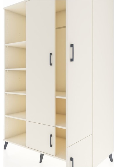 Kronos Dolap 6 Raflı 4 Kapaklı Tek Askılı 132x59x195 Aytaşı-a... Aytaşı Kronos Dolap 6 Raflı 4 Kapaklı Tek Askılı 132x59x195 Aytaşı-a... Aytaşı