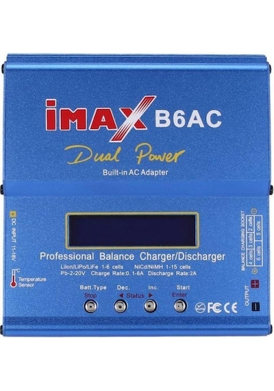 Motorobit-İmax B6Ac Dahili Adaptörlü Lixx, Nixx, Pb Şarj Aleti (80W)