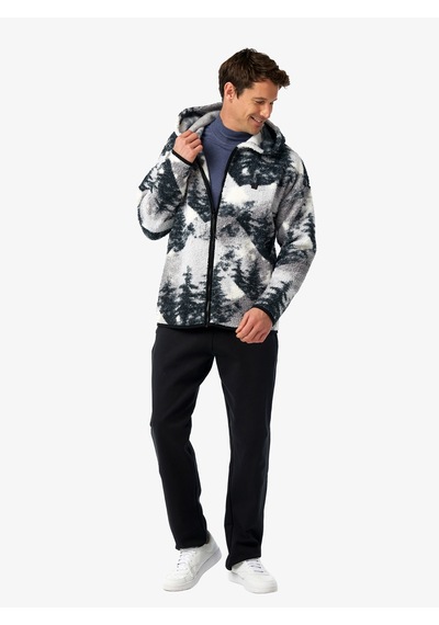 Blackspade Unisex Termal Polar Ceket 20026 - Desenli