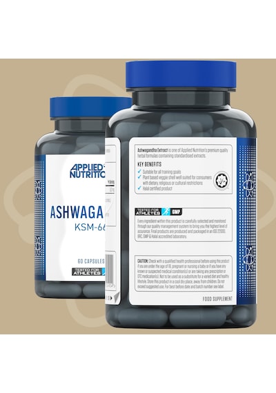 Applied Nutrition Ashwaganda Ksm66 60 Caps