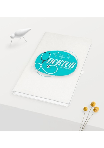 Kişiye Özel Doktor Temalı Beyaz Defter - 14 Beyaz