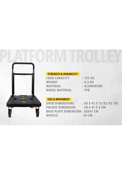 Tr Fatmax Fxwt-712 Alüminyum Platform Arabası