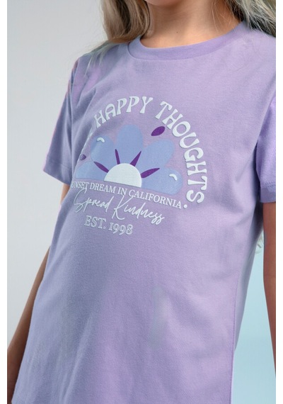 Xo Kids Kız Çocuk Pijama Takım 2-7 Yaş 3608-2 Lila