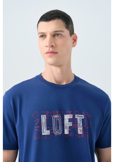 Loft Erkek Tişört Lf2038726 Lacivert