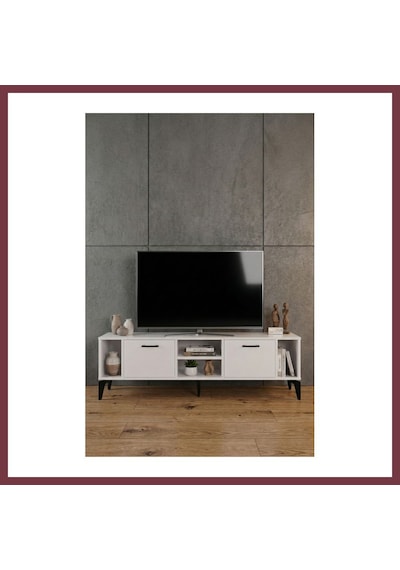 Storeşahin Linya Tv Sehpası Suntalam Beyaz 160x35 Cm Shn0720 Storeşahin Linya Tv Sehpası Suntalam Beyaz 160x35 Cm Shn0720