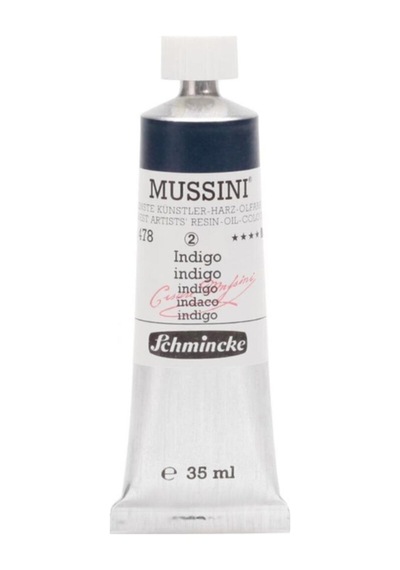 Schmincke Mussini Artist Yağlı Boya 35 ML Seri 2 478 Indigo