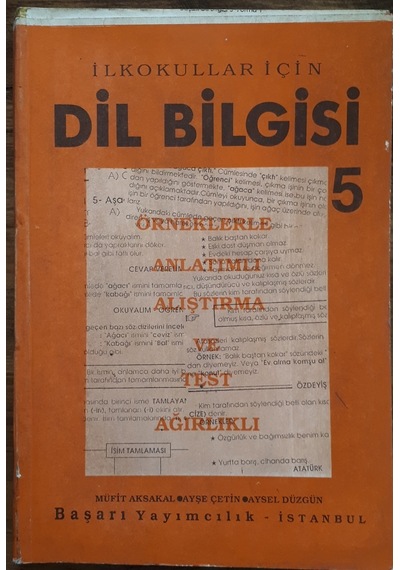 5.Sınıf Dilbigisi Konu Soru 1994 Yılı Basım