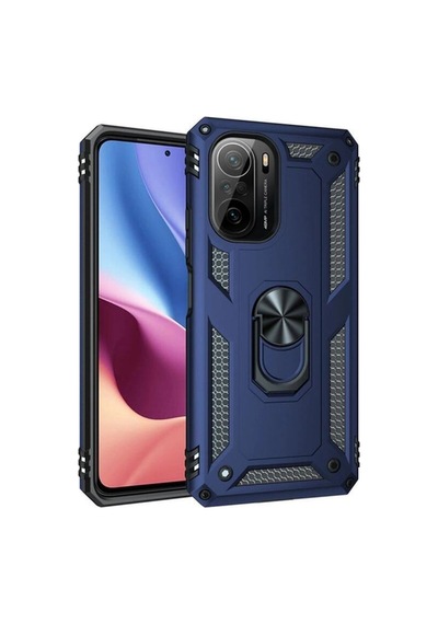 Xiaomi Poco F3 Kılıf Sofya Yüzüklü Silikon Kapak
