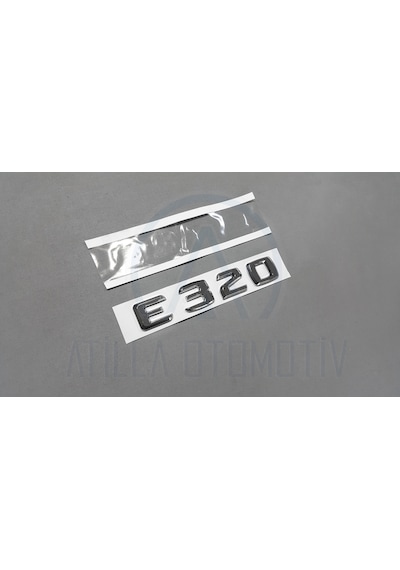MERCEDES E SERİSİ W124 S124 C124 A124 E320 BAGAJ YAZISI KROM