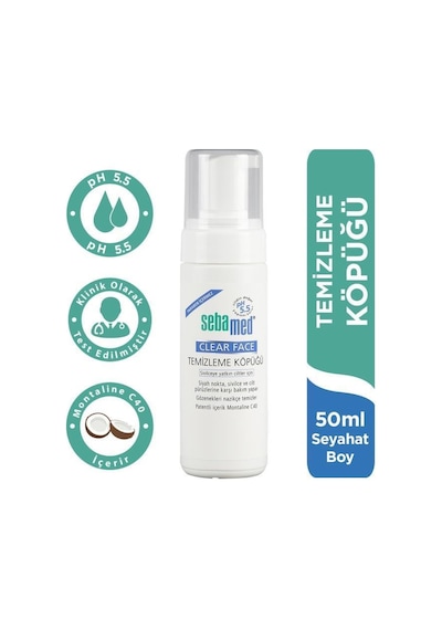 Sebamed Clear Face Yüz Temizleyici Köpük 50 ML 4103040020536